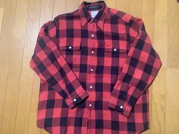 매디슨 블루 울 리치 체크 플란넬 셔츠