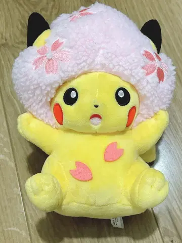 포켓몬 피카츄 봉제 인형 벚꽃 한정품