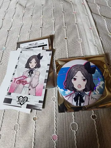 걸즈밴드클라이 에비즈카 토모 폴라로이드 캔뱃지 2개