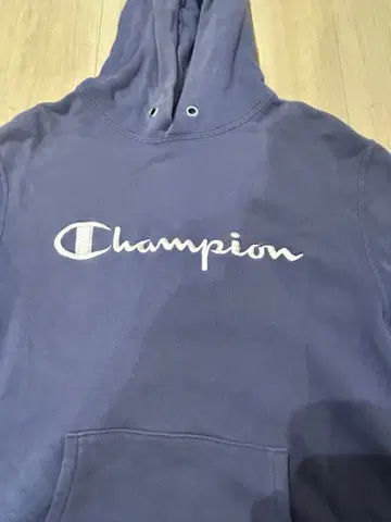 Champion 다크 퍼플 후드티