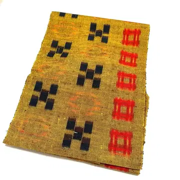 새상품 미사용 나고야 오비 겨자색