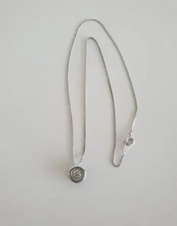 써지컬 스테인리스 목걸이 탑 지르코니아 다이아몬드 316L