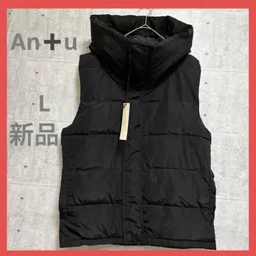 아뉴 An +u 새상품 [ L ] 다운 베스트 블랙