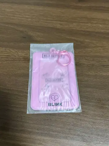 BLINK 핑크 트레이딩 카드 키링