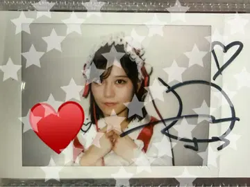 츠키아시 아마네 크리스마스 온 특전 친필 사인 폴라로이드