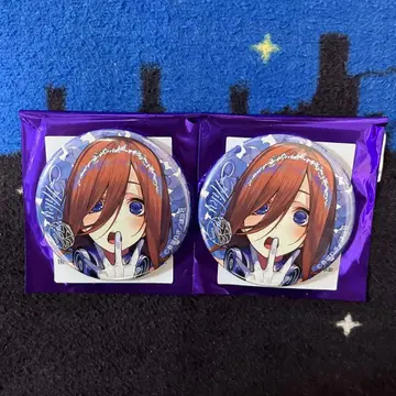 5등분의 신부 미쿠 아키하바라 도넛 캔뱃지 Anisugar