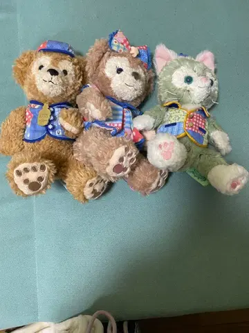 디즈니씨 15주년 더피 셰리메이 젤라토니 봉제 인형 세트