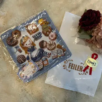 페이러 손수건 새상품 모구모구 도넛 앨리스 카렐 차펙