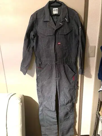 Blue B 그레이 오버롤 M 사이즈