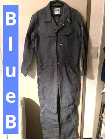Blue B 그레이 오버롤 M 사이즈