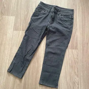 23구 팬츠 바지 38 무지 캐주얼 스트레이트 평상복 면 데님