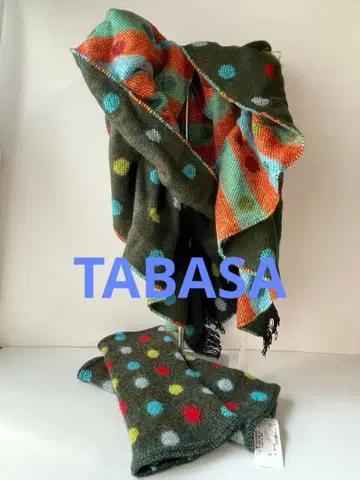 TABASA 머플러 & 핸드 워머 세트