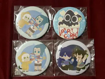 라오헤이 전기 캐릭터 캔뱃지 4개 세트