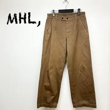 마가렛호웰 MHL, 브라운 팬츠 치노 팬츠 바지