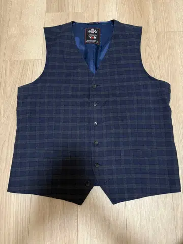 VAN JACKET 오드베스트 밴자켓 체크 LL 베스트