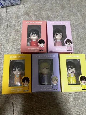 나니와단시 손가락 인형 세트 5개