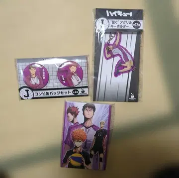 하이큐!! 아크릴 포토&캔뱃지 세트