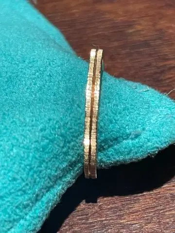 [귀여운] 핑크 골드 10K 반지 11호