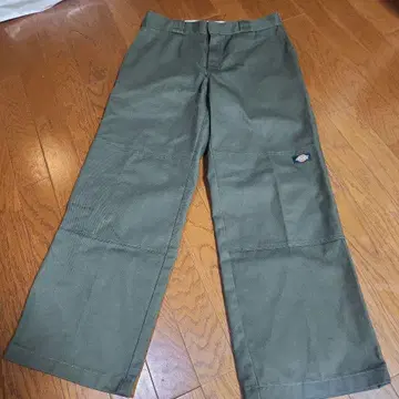 Dickies 더블니 올리브 그린 Loose Fit 32 x 32