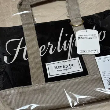 새상품 Herlipto 루미네 신주쿠점 한정판 HLT mini tote