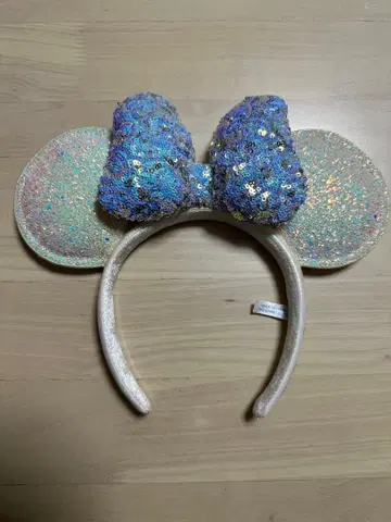 미니 마우스 귀 모양 머리띠 20주년 기념