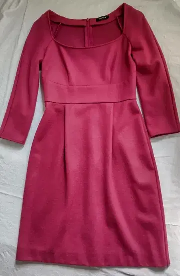 MAX&CO 7부 소매 원피스 로즈 핑크