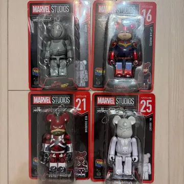 Happy 복권 BE@RBRICK 베어브릭 A상 4체 세트