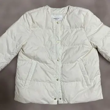 OPAQUE.CLIP 화이트 다운 자켓 36 S사이즈 오페크 새상품급