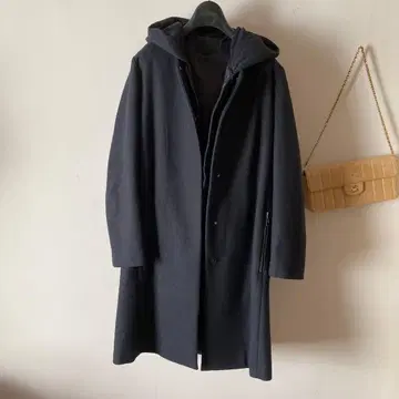ICB*입고 벗기 다운 라이너 포함 스무스 멜톤 코트