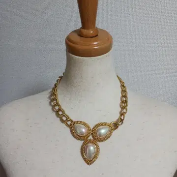 펄풍 볼드 목걸이