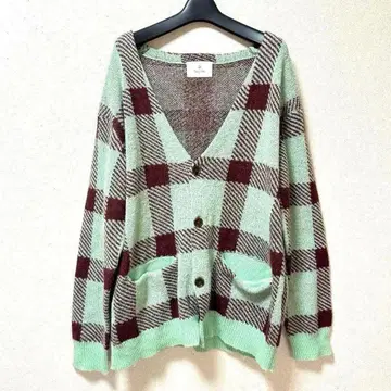 Sonny Label 사니라벨 가디건 남성용 M 체크 무늬 가을