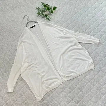 재고 [ M ] 새상품급 가디건 심플 귀여운 얇은 소재 겉옷 성인