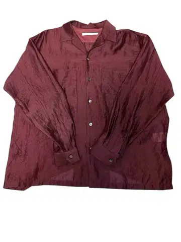 [ ESTNATION ] 새상품급 에스트네이션 오픈 카라 셔츠 L