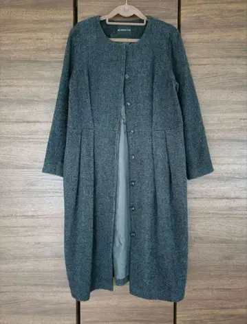 mizuiroind 미즈이로 인드 코트 롱 코트 노카라 코트