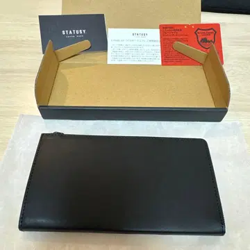 il modo Air 에어 오른손잡이용 블랙 STATUSY 장지갑