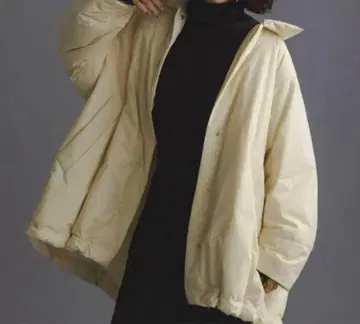 NANO universe 미들 기장 백 턱 코트