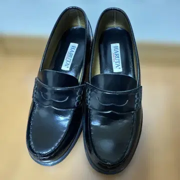 [ 새상품급 ] HARUTA 블랙 로퍼 24cm