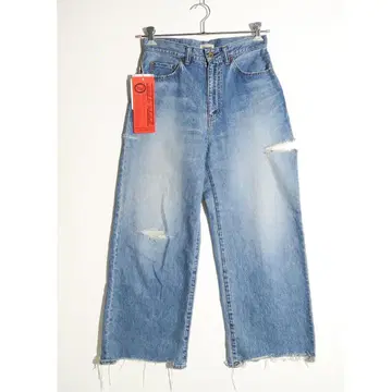 Attick by Johnbull 데미지 와이드 데님 AP STUDIO