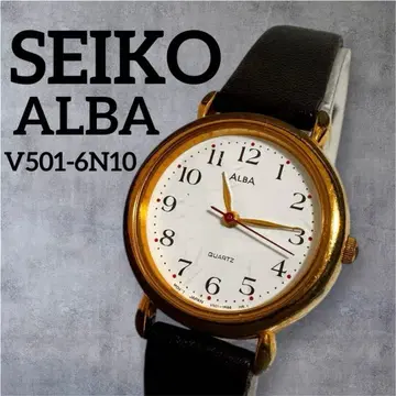 [ 작동 ] SEIKO ALBA 손목시계 V501-6N10 여성용 세이코