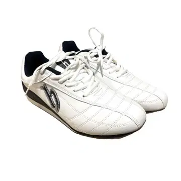 남성용 스니커즈 스티치 DJ 혼다 25.5cm 화이트/네이비