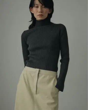 anuke 슬릿 터틀 니트