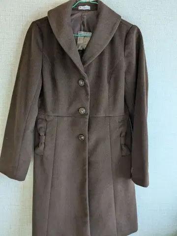 axes femme 새상품 브라운 롱 코트