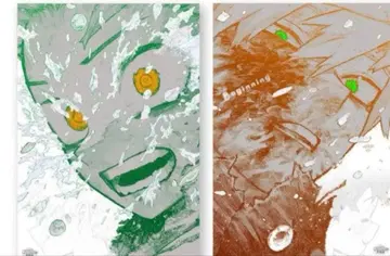 나의 히어로 아카데미아 원화전 A2 포스터 2장 세트 미도리야 바쿠고