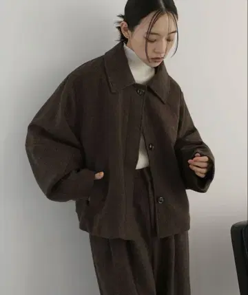 hellam 체크 숏 자켓