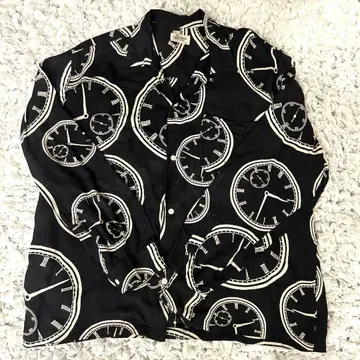 [ Backers ] 오픈 카라 셔츠 L