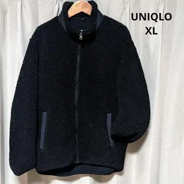 단종 인기 유니클로 보아 플리스 자켓 블랙 XL 방풍