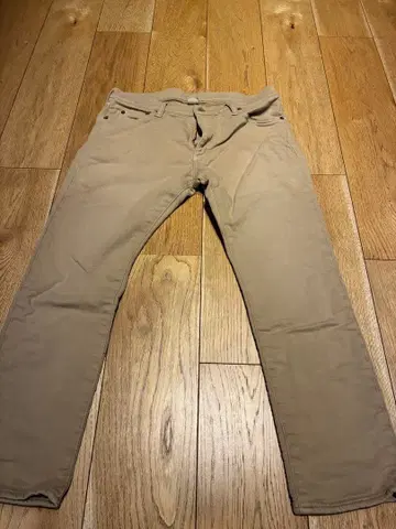 Rothman 맨투맨 데님 팬츠 베이지 M