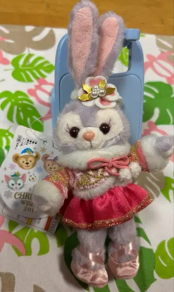 디즈니씨 크리스마스 위시 스텔라 루 인형 배지 2017