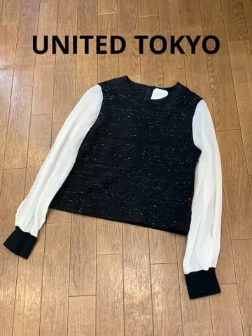 UNITED TOKYO 유나이티드 도쿄 절개 블라우스 사이즈 1