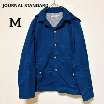 JOURNAL STANDARD 코튼 자켓 M 네이비 후드 부착
